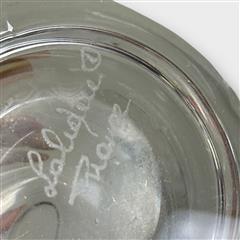 Lalique Argos Whiskey Decanter w/ Stopper Signed France - Clean -